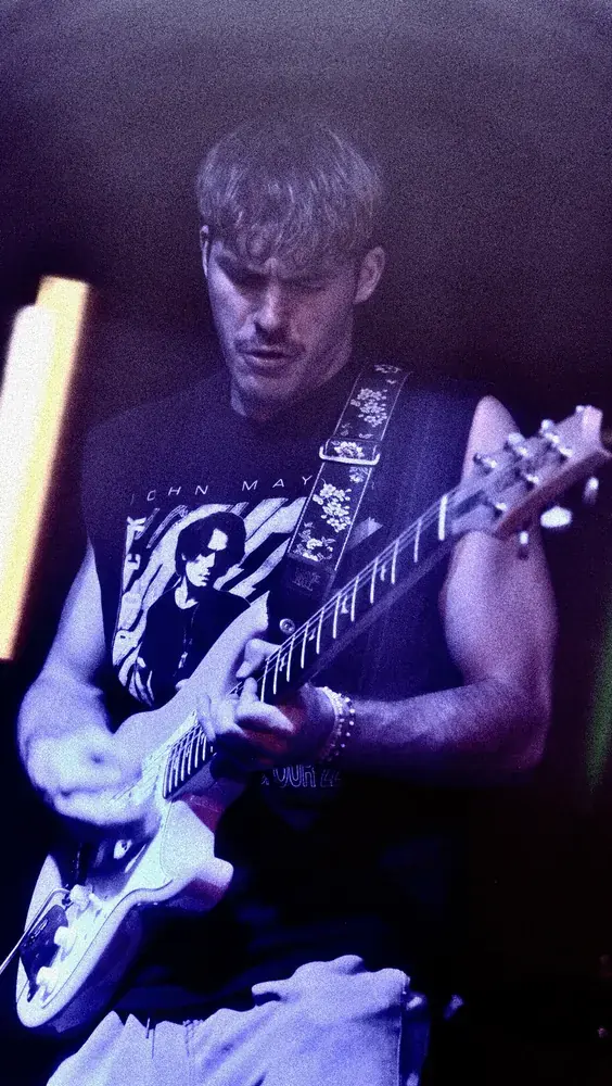 DogPaw lead guitarist at the band's very first show