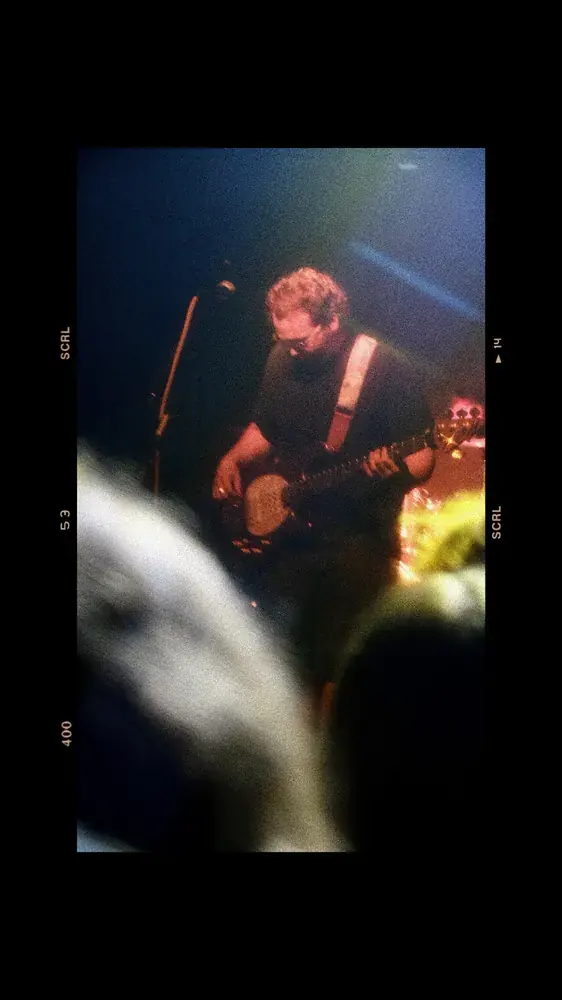 DogPaw bassist and singer at the band's very first show