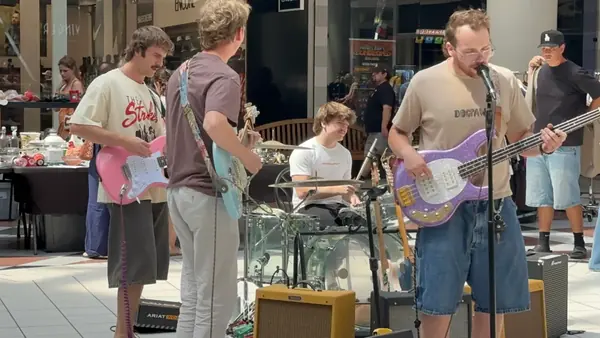 DogPaw playing the Provo Farmers Market at Provo Towne Centre