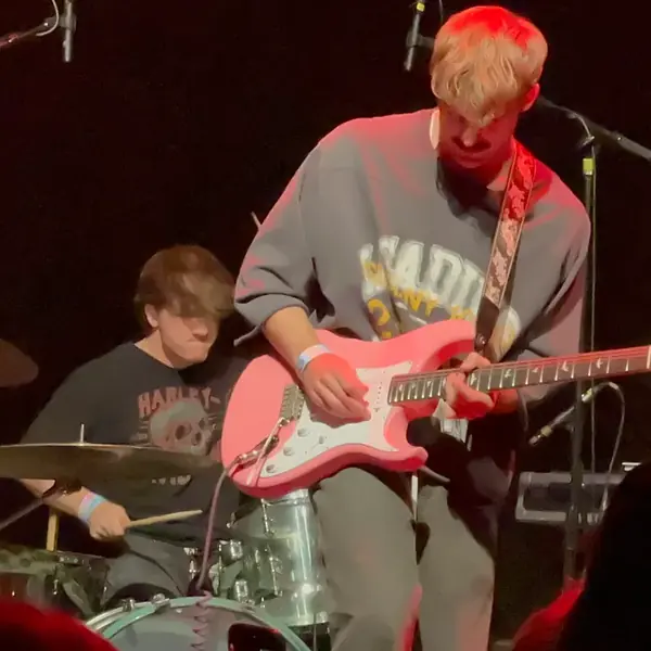 DogPaw guitarist and drummer live at The Depot